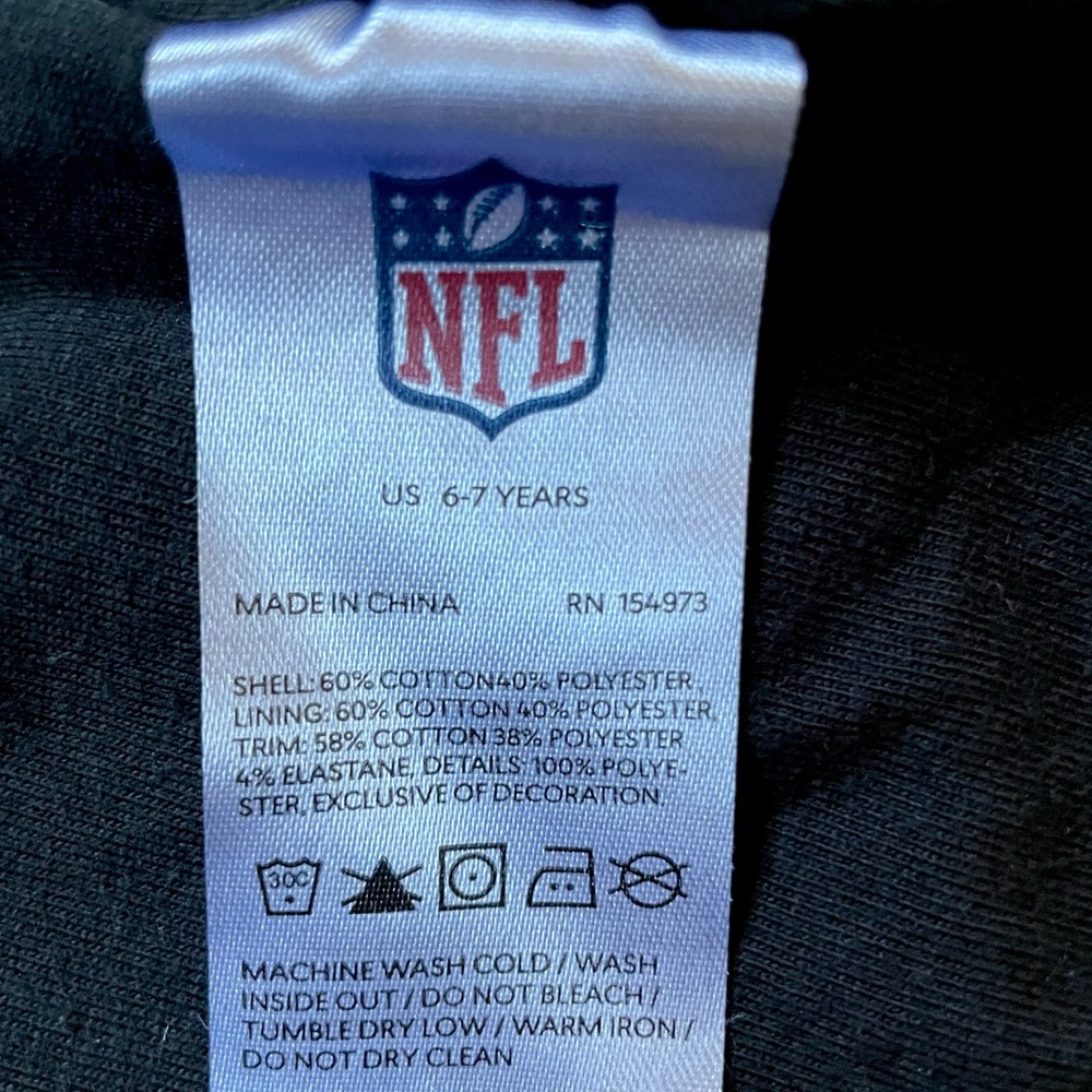 NFL Raiders Kids Full Zip Hoodie That Converts Into A Bear - Picture 6 of 7